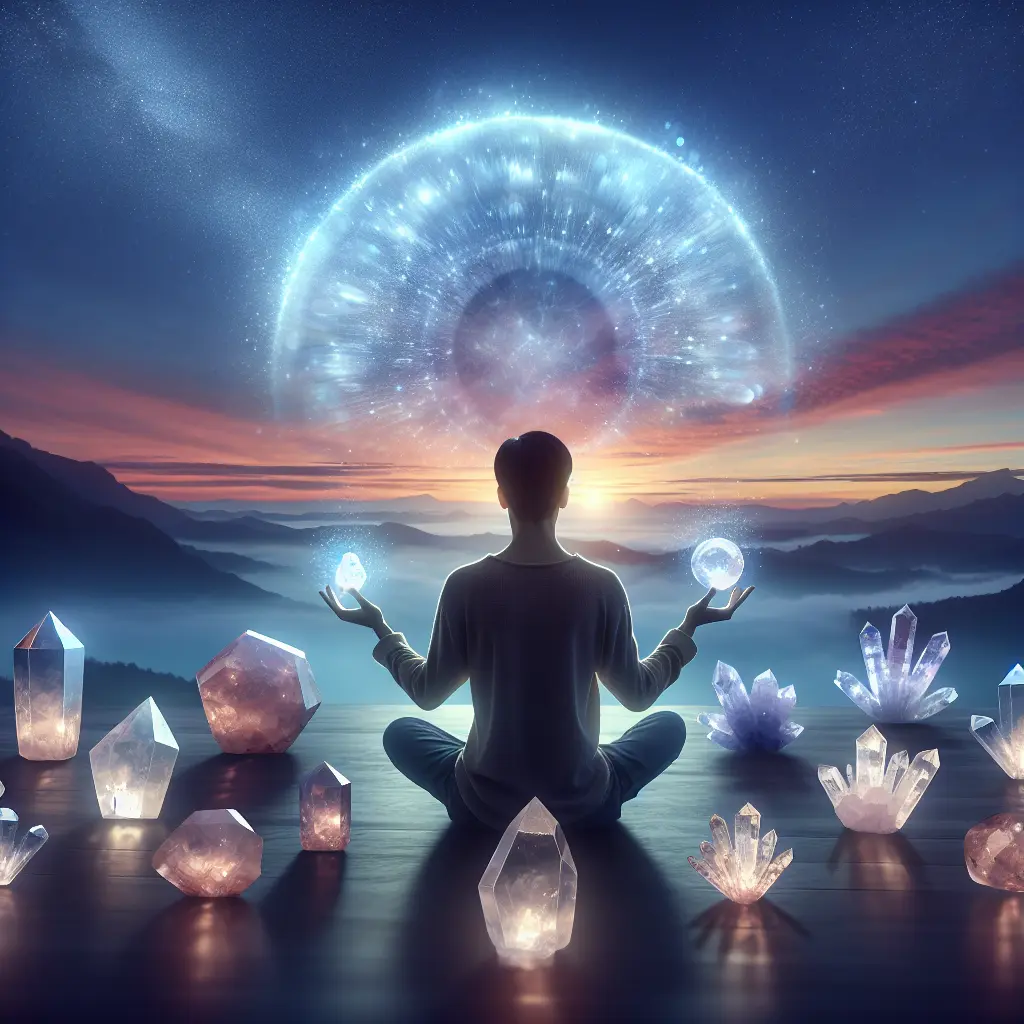 Representation of Crystal Meditation Techniques for Beginners