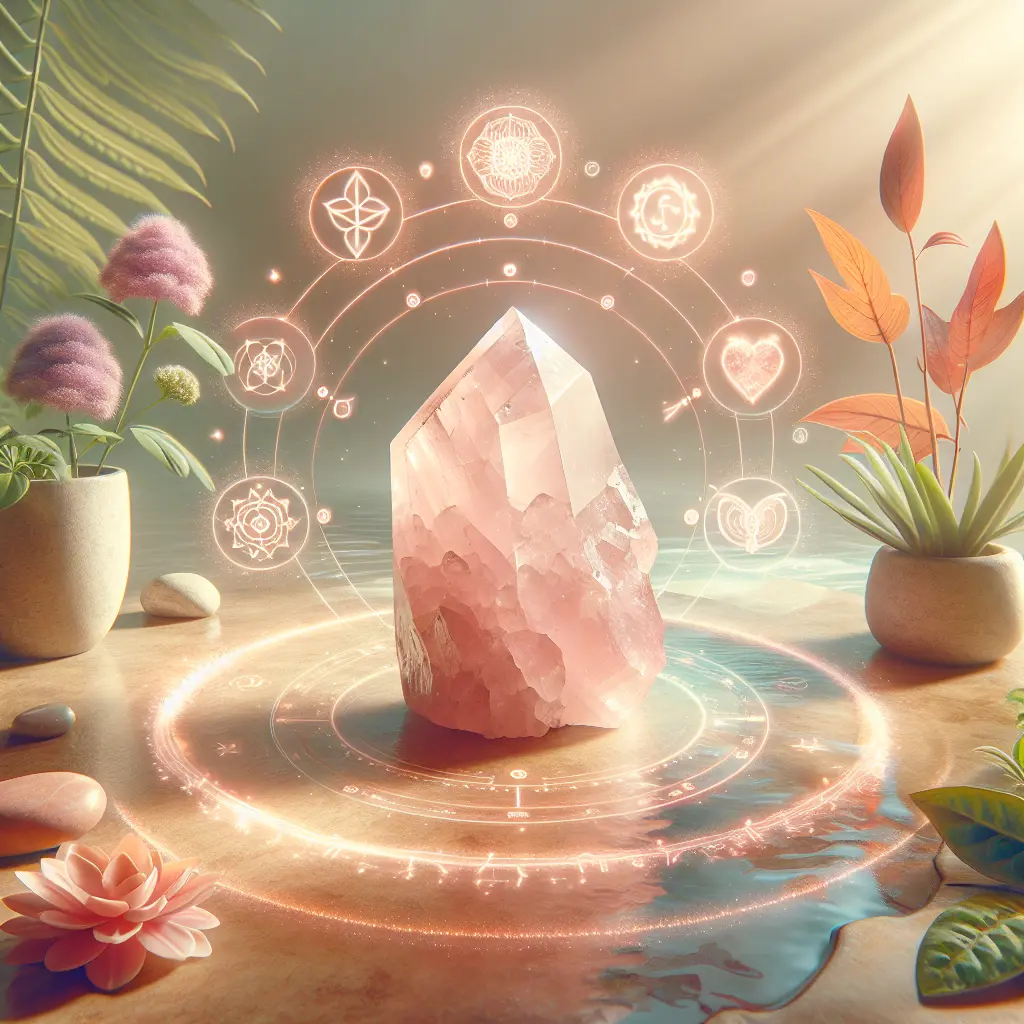 Representation of The Healing Properties of Rose Quartz