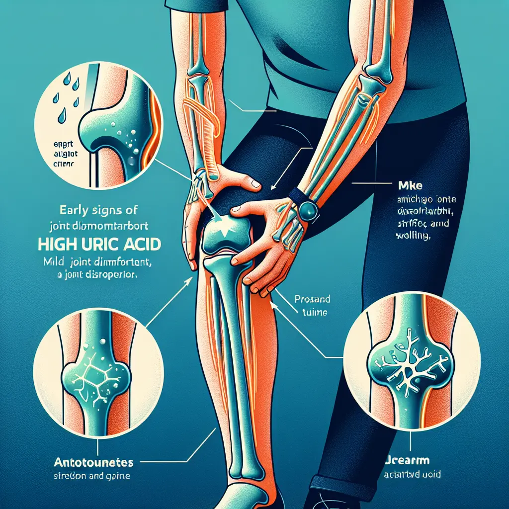 Representation of Early Signs of High Uric Acid: Mild Joint Discomfort, Stiffness, and Swelling