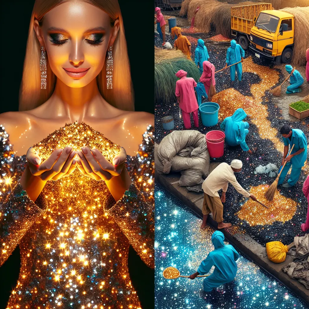 Representation of Glitter’s Hidden Environmental Impact